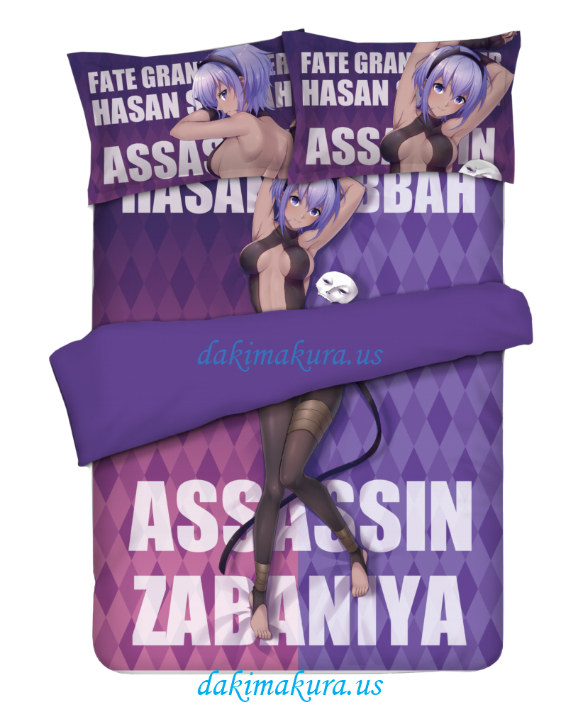 Assassin - Fate Grand Order Anime Bed Sheet Duvet Cover with Pillow Covers